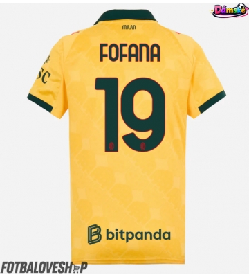 AC Milan Youssouf Fofana #19 Dámské Alternativní Dres 2025-26 Krátký Rukáv